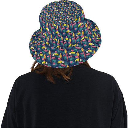 Toucan Parrot Design Unisex Bucket Hat