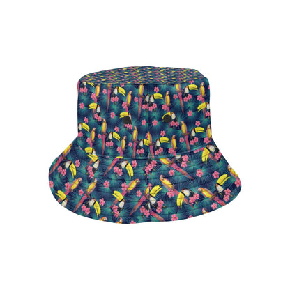 Toucan Parrot Design Unisex Bucket Hat