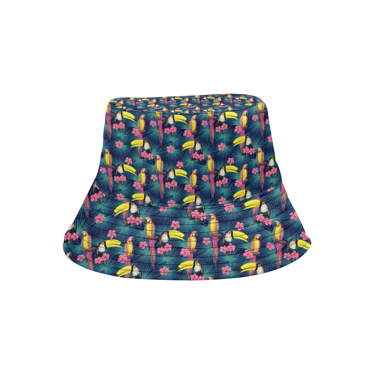 Toucan Parrot Design Unisex Bucket Hat