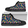 Toucan Parrot Design Women High Top Shoes