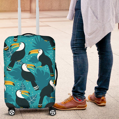 Toucan Parrot Pattern Print Luggage Cover Protector