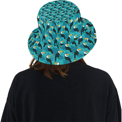 Toucan Parrot Pattern Print Unisex Bucket Hat
