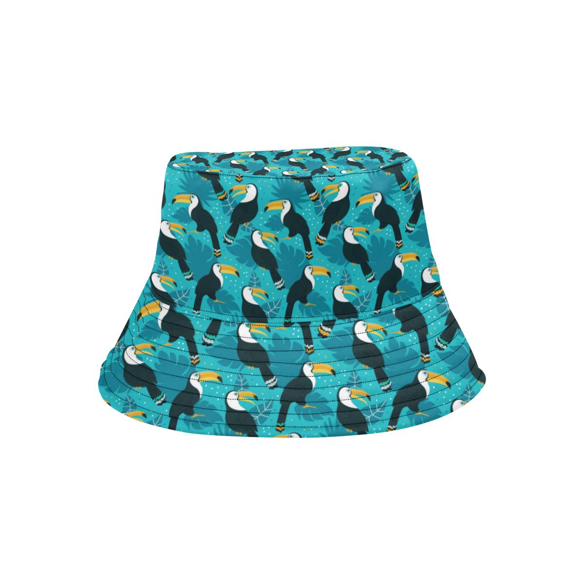 Toucan Parrot Pattern Print Unisex Bucket Hat