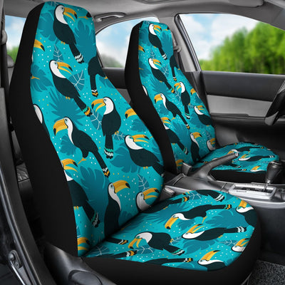 Toucan Parrot Pattern Print Universal Fit Car Seat Covers