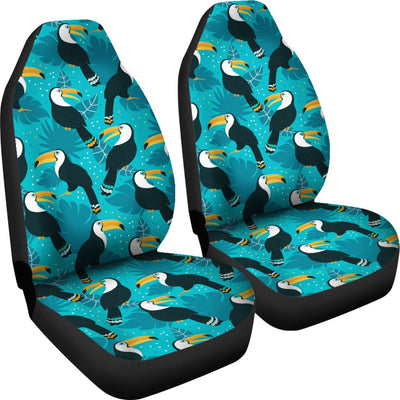 Toucan Parrot Pattern Print Universal Fit Car Seat Covers