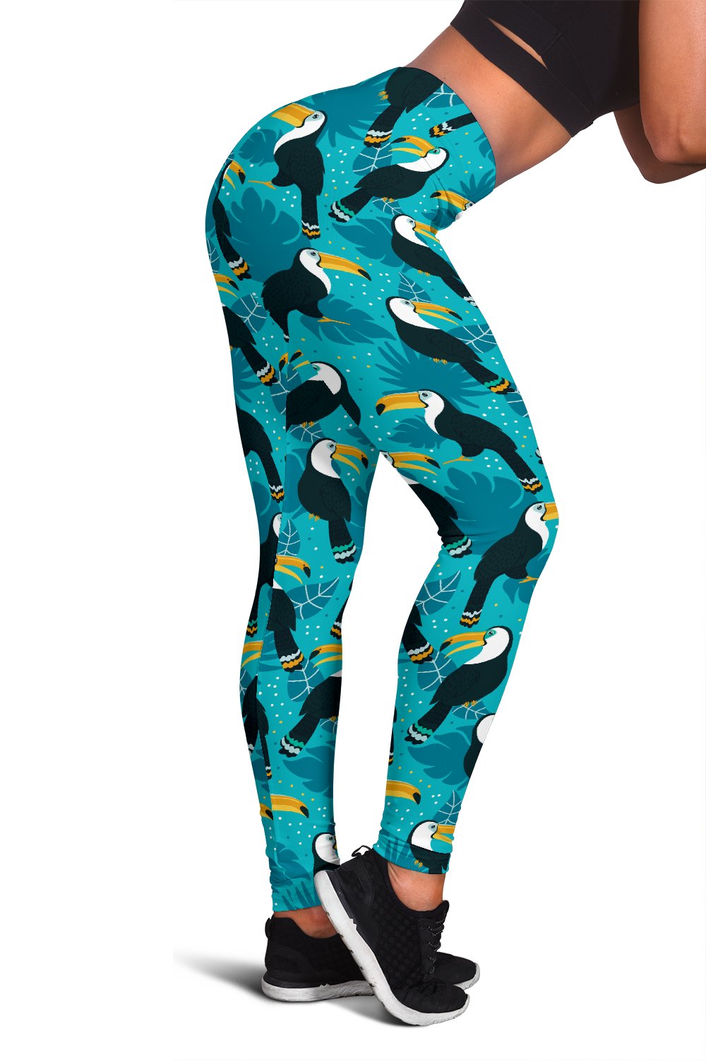 Toucan Parrot Pattern Print Women Leggings