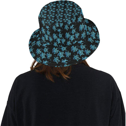 Tribal Turtle Polynesian Themed Design Unisex Bucket Hat