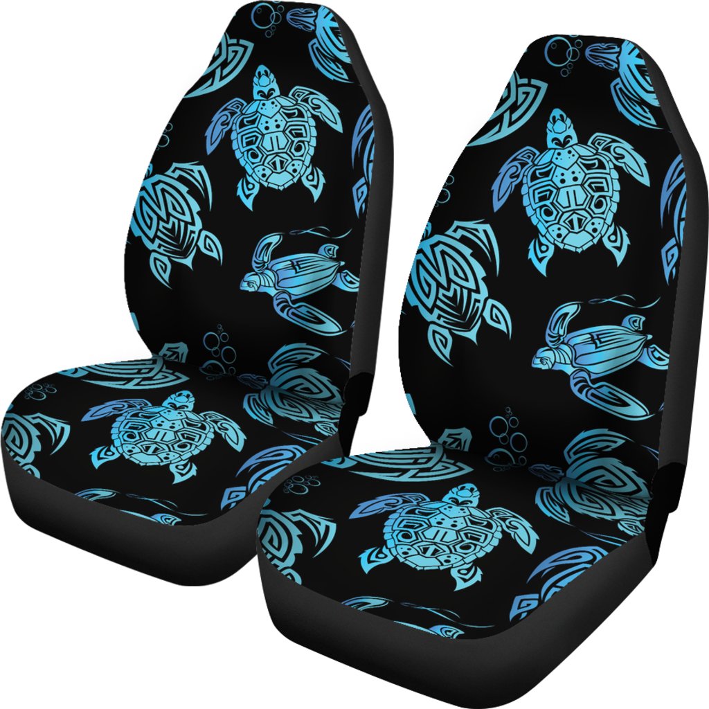 Tribal Turtle Polynesian Themed Design Universal Fit Car Seat Covers