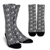 Tribal Turtle Polynesian Themed Print Crew Socks