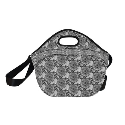 Tribal Turtle Polynesian Themed Print Neoprene Lunch Bag (Model 1669)(Large)-JTAMIGO.COM