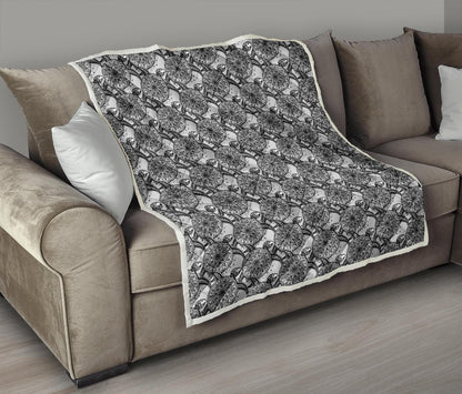 Tribal Turtle Polynesian Themed Print Premium Quilt-JTAMIGO.COM