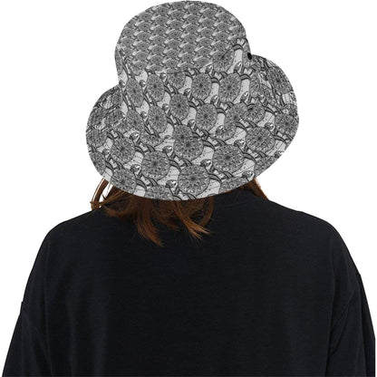 Tribal Turtle Polynesian Themed Print Unisex Bucket Hat