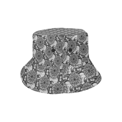 Tribal Turtle Polynesian Themed Print Unisex Bucket Hat