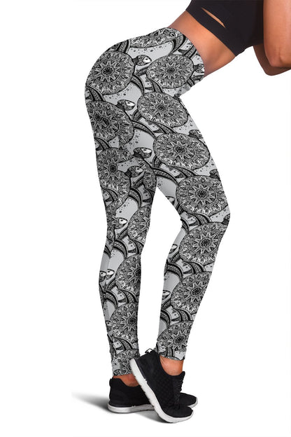 Tribal Turtle Polynesian Themed Print Women Leggings