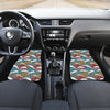 Tribal Wave Pattern Print Car Floor Mats