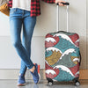 Tribal Wave Pattern Print Luggage Cover Protector