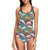 Tribal Wave Pattern Print One Piece Swimsuit-JTAMIGO.COM