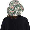 Tropical Flower Palm Leaves Unisex Bucket Hat