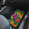 Tropical Folower Colorful Print Car Floor Mats
