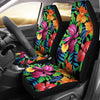 Tropical Folower Colorful Print Universal Fit Car Seat Covers