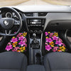 Tropical Folower Pink Hibiscus Print Car Floor Mats