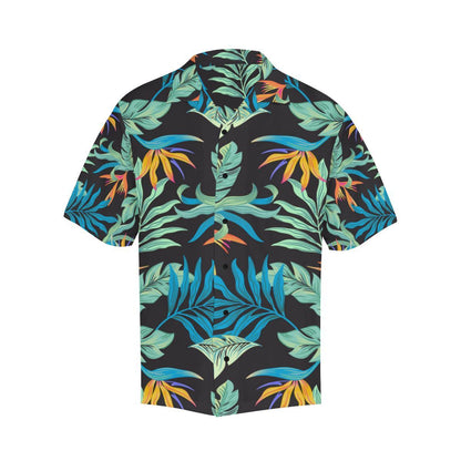 Tropical Palm Leaves Hawaiian Flower Men Aloha Hawaiian Shirt