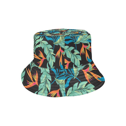 Tropical Palm Leaves Hawaiian Flower Unisex Bucket Hat