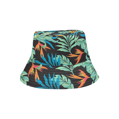Tropical Palm Leaves Hawaiian Flower Unisex Bucket Hat