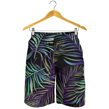 Tropical Palm Leaves Pattern Brightness Mens Shorts-JTAMIGO.COM