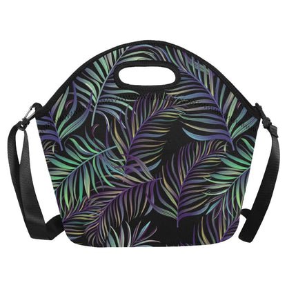 Tropical Palm Leaves Pattern Brightness Neoprene Lunch Bag (Model 1669)(Large)-JTAMIGO.COM