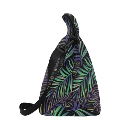 Tropical Palm Leaves Pattern Brightness Neoprene Lunch Bag (Model 1669)(Large)-JTAMIGO.COM