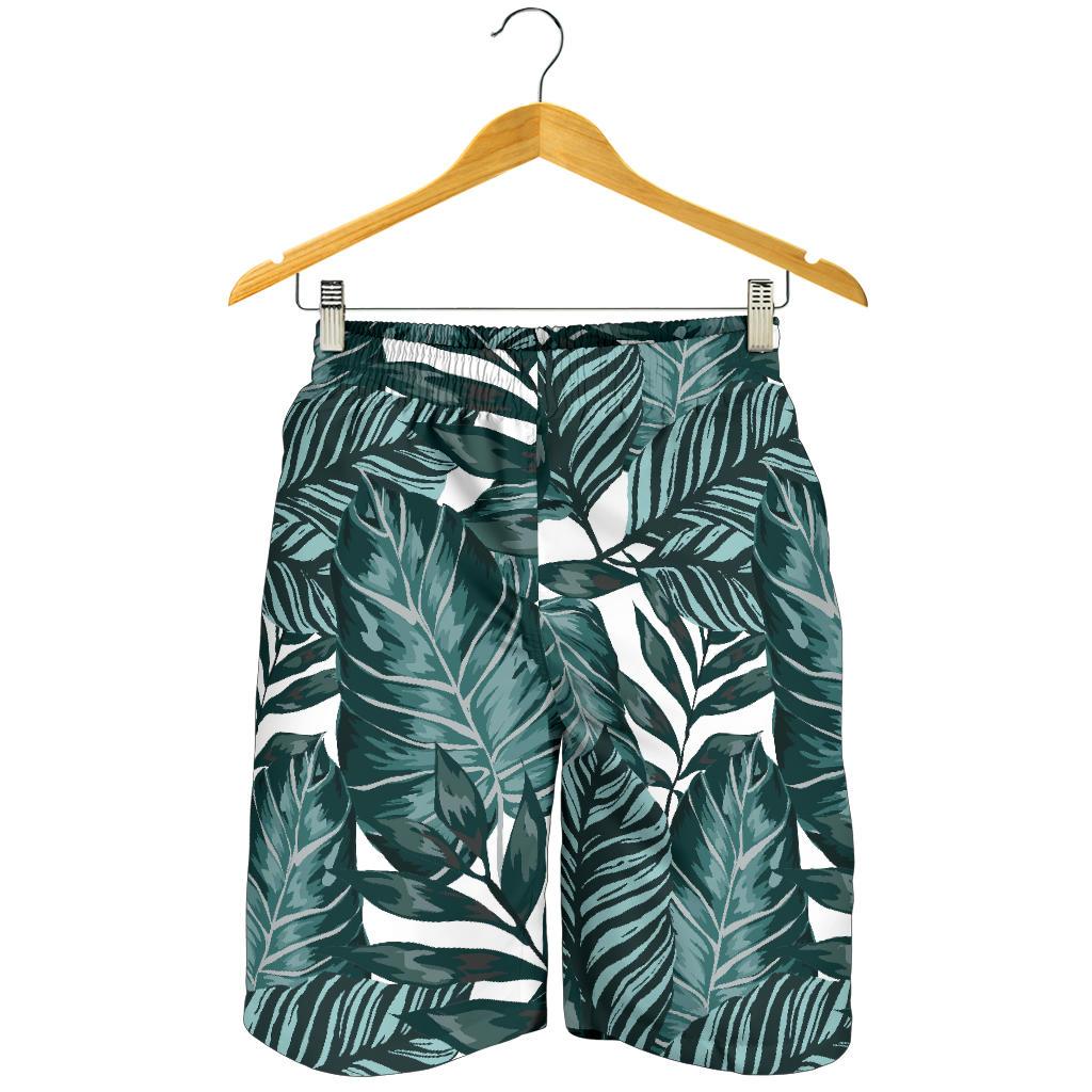 Tropical Palm Leaves Pattern Mens Shorts-JTAMIGO.COM