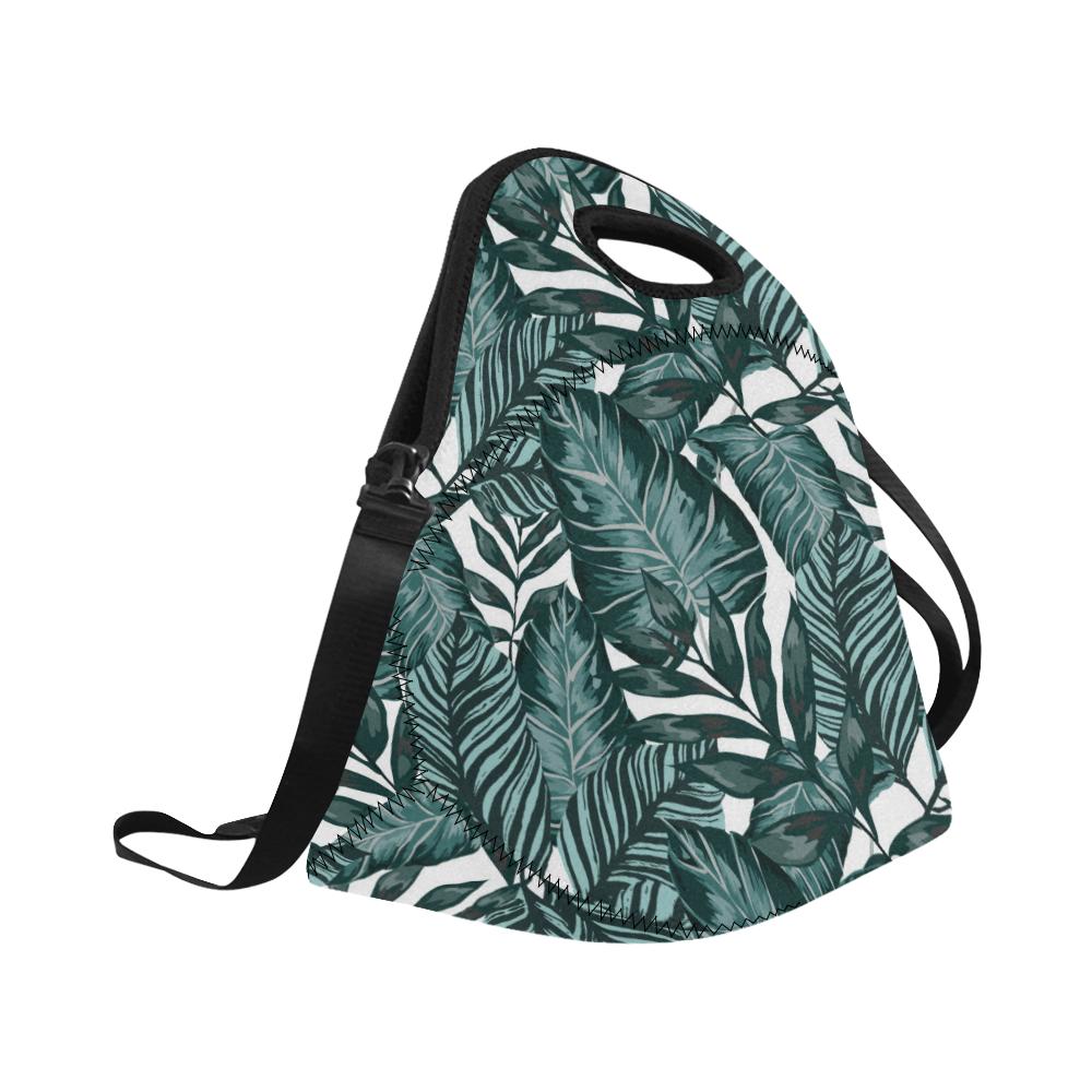 Tropical Palm Leaves Pattern Neoprene Lunch Bag (Model 1669)(Large)-JTAMIGO.COM