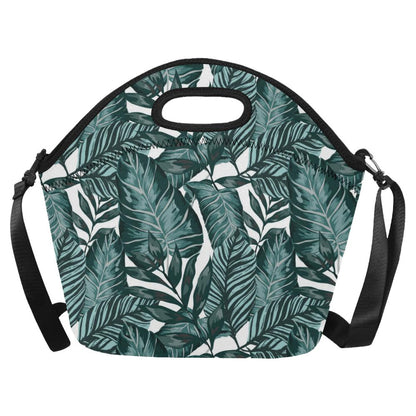 Tropical Palm Leaves Pattern Neoprene Lunch Bag (Model 1669)(Large)-JTAMIGO.COM