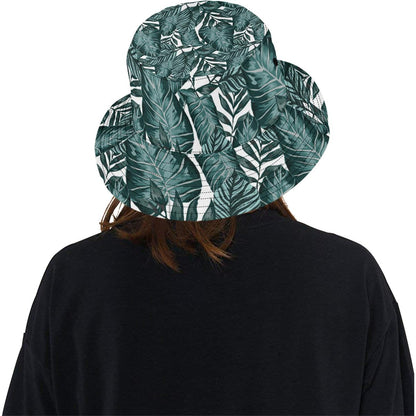 Tropical Palm Leaves Pattern Unisex Bucket Hat