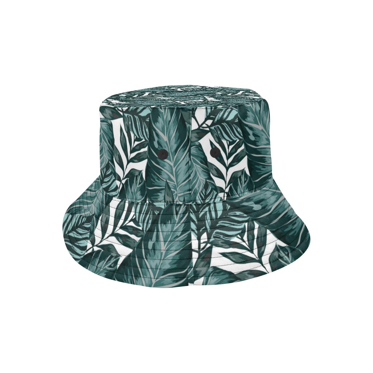 Tropical Palm Leaves Pattern Unisex Bucket Hat
