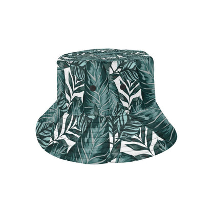 Tropical Palm Leaves Pattern Unisex Bucket Hat