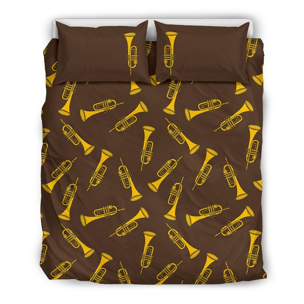 Trumpet Pattern Design Print Duvet Cover Bedding Set
