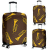 Trumpet Pattern Design Print Luggage Cover Protector