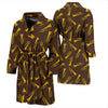 Trumpet Pattern Design Print Men Bath Robe-JTAMIGO.COM