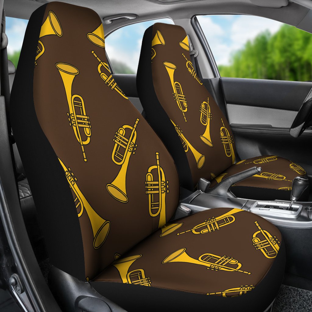 Trumpet Pattern Design Print Universal Fit Car Seat Covers