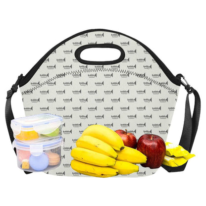 Trumpet Pattern Themed Print Neoprene Lunch Bag (Model 1669)(Large)-JTAMIGO.COM