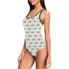 Trumpet Pattern Themed Print One Piece Swimsuit-JTAMIGO.COM