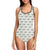 Trumpet Pattern Themed Print One Piece Swimsuit-JTAMIGO.COM