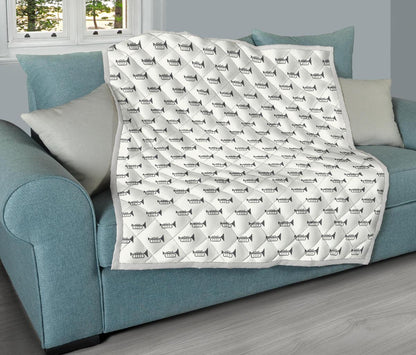 Trumpet Pattern Themed Print Premium Quilt-JTAMIGO.COM