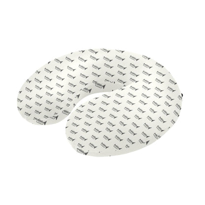Trumpet Pattern Themed Print U-Shaped Travel Neck Pillow-JTAMIGO.COM