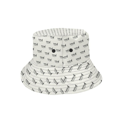Trumpet Pattern Themed Print Unisex Bucket Hat