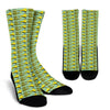 Trumpet Vintage Design Print Crew Socks