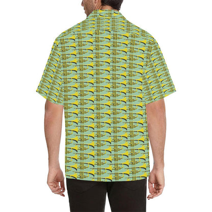 Trumpet Vintage Design Print Men Aloha Hawaiian Shirt