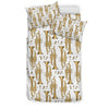 Trumpet With Music Note Print Duvet Cover Bedding Set